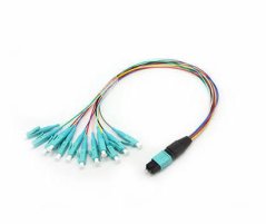 Optický fanout kabel MPO (Male) - 12x LC 50/125 OM3