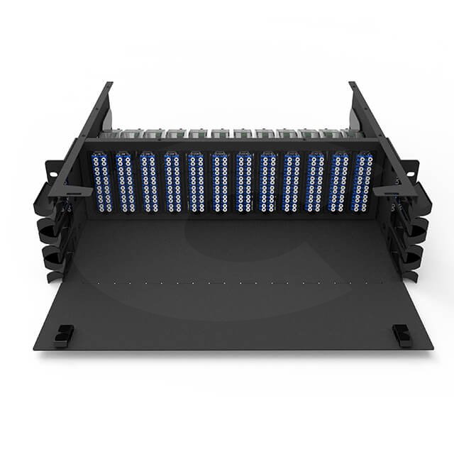 MPO 19" patch panel 3U (bez modulů)