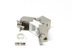 CTnet keystone FTP RJ45 cat.5e, samozářezový, otevřený