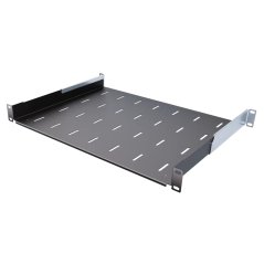 19“ Police CTnet s perforací 1U 450mm, černá