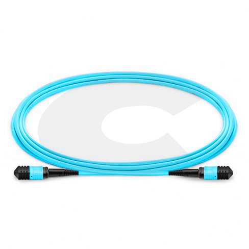 LWL Patch Kabel MPO - MPO 12 Fasser, 50/125 OM3, LSZH - Länge: 2m