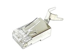 Konektor RJ45 8P8C cat.6A FTP drát 50u