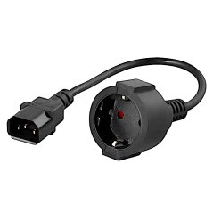 Redukce UPS 1xCZ - 1xIEC C14, 25cm