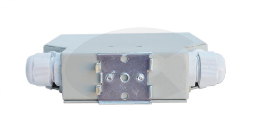 Opticky box na DIN listu 8x SC (LC), 125x132x35mm