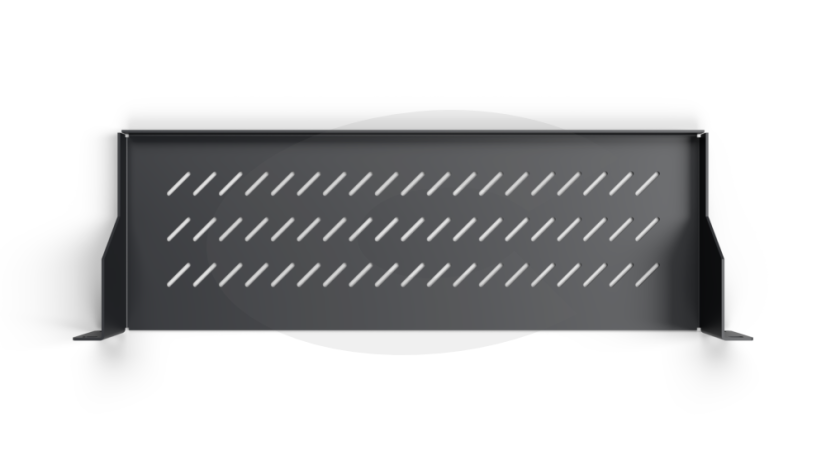 19“ Police CTnet REX s perforací 1U 150mm, perforace