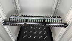 CTnet patch panel 24 port UTP cat.5e, 1U