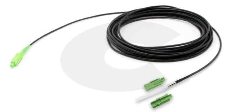 Optický patch kabel venkovní drop SC/APC-SC(PX)/APC 9/125 OS2, G657A2, simplex - Délka: 50m