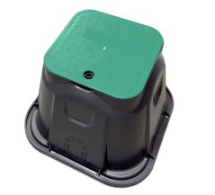 Kabelová komora P10, 370x370 mm, včetně plastového víka, pohled na víko