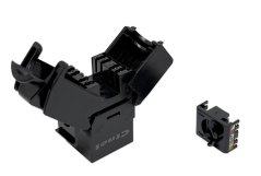 CTnet Keystone UTP RJ45 Cat.5e Toolless, schwarz
