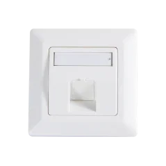 Zásuvka typ M 2x RJ45 cat.5e, FTP (barva - slonová kost) - doprodej