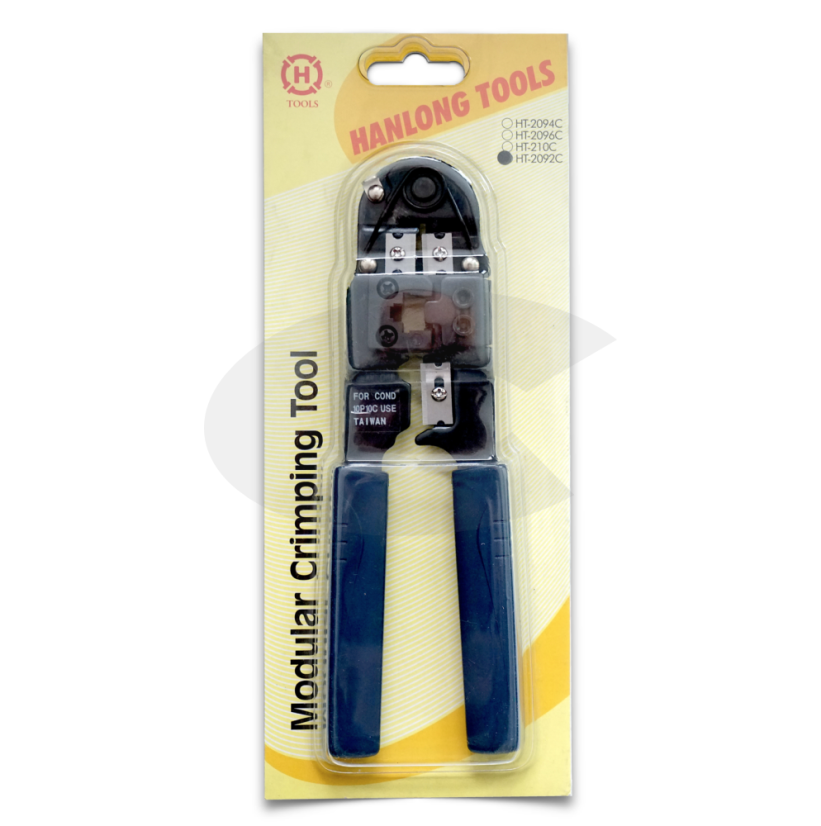 Hanlong® krimpovací kleště HT-2092C kovové jednoduché 10p10c (RJ48), balení